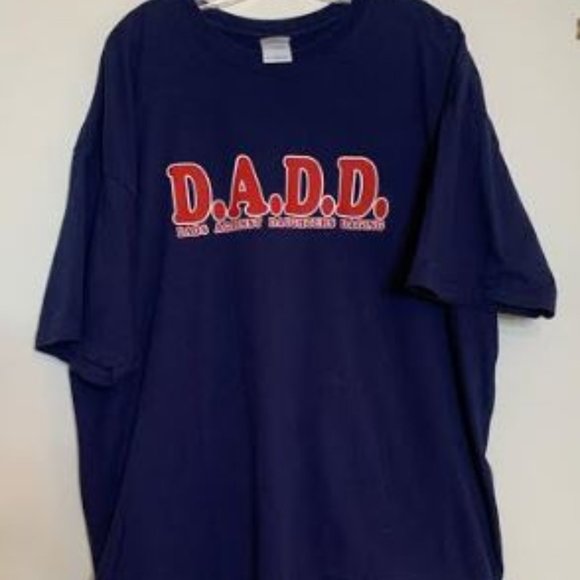 Gildan Other - Graphic Tee D.A.D.D. Navy Short Sleeve Sz 2X.